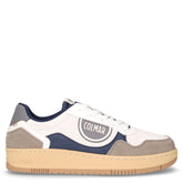 Austin Suit sneaker in pelle ed ecopelle bianco grigio - COLMAR UOMO | Boscaini Scarpe