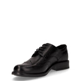 Francesina stringata in pelle nero | Boscaini Scarpe