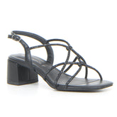 Sandalo con tacco nero - Sandali Con Tacco Donna | Boscaini Scarpe