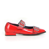 Ballerina a punta con cinturini red naplak - Ballerine | Boscaini Scarpe