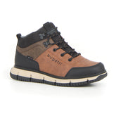 Polacchino sportivo in ecopelle marrone nero - BUGATTI | Boscaini Scarpe