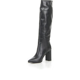 Stivale al ginocchio con tacco nero | Boscaini Scarpe