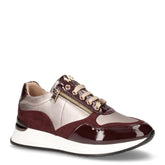 Sneaker in ecopelle con zeppa bordò - Sneakers Donna | Boscaini Scarpe