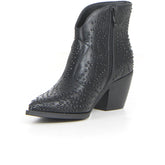 Stivaletto camperos con tacco nero | Boscaini Scarpe