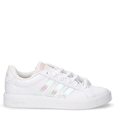 Grand Court 3.0 sneaker in ecopelle ragazza bianco iridescente | Boscaini Scarpe