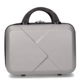 Beauty Case rigido 30,5 cm grigio argento | Boscaini Scarpe