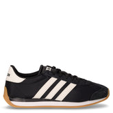 RUNVISTA sneaker in tessuto scamosciata stile retro nero bianco | Boscaini Scarpe