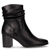 Stivaletto con tacco in ecopelle nero - MARCO TOZZI | Boscaini Scarpe