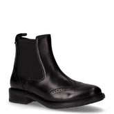 Stivaletto in pelle stile inglese nero | Boscaini Scarpe
