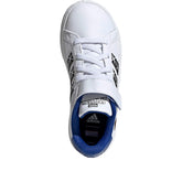 Grand court spider sneaker da bambino white black | Boscaini Scarpe
