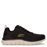 Track Leshur sneaker in tessuto nero | Boscaini Scarpe