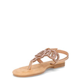 Sandalo con strass champagne | Boscaini Scarpe