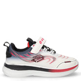 Run 80 sneaker in tessuto ed ecopelle bambino bianco nero | Boscaini Scarpe