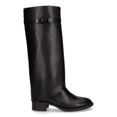 Stivale in ecopelle con risvolto nero - GOLD & GOLD | Boscaini Scarpe