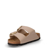 Arizona Big BUckle ciabatta in pelle sabbia | Boscaini Scarpe
