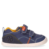 Sneaker in tessuto bambino blu giallo - Sneakers Bambino | Boscaini Scarpe