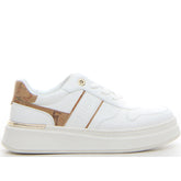 Sneaker con platform junior bianco geo beige - Scarpe Bambina | Boscaini Scarpe
