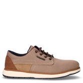 Stringata sportiva in tessuto beige | Boscaini Scarpe