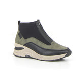 Sneaker con zip schwarz liane - RIEKER | Boscaini Scarpe