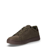 Sammy NBX sneaker in ecopelle verde militare nero | Boscaini Scarpe