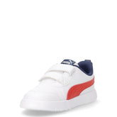 Courtflex V3 sneaker in ecopelle bambino bianco rosso blu | Boscaini Scarpe