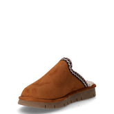 Loxi ciabatta in tessuto cuoio | Boscaini Scarpe