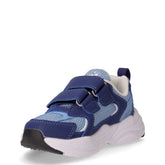 Alley TD sneaker in tessuto ed ecopelle bambino blu peonia | Boscaini Scarpe
