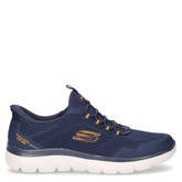 Summits top rate sneaker slip ins in tessuto blu - SKECHERS UOMO | Boscaini Scarpe