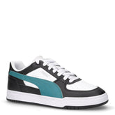 Caven III sneaker in ecopelle nero bianco smeraldo | Boscaini Scarpe