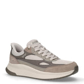 Bobs Squad 4 Core Look sneaker slip ins in ecopelle e tessuto taupe grigio | Boscaini Scarpe
