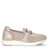 Mocassino casual in tessuto e pelle grigio - Mocassini Donna | Boscaini Scarpe