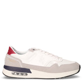 Team Mix sneaker in tessuto ed ecopelle grigio bianco | Boscaini Scarpe
