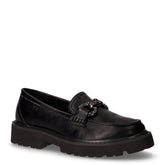 Mocassino in ecopelle con staffa nero | Boscaini Scarpe