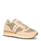 Jazz Triple sneaker in pelle e tessuto verde rosa - SAUCONY | Boscaini Scarpe