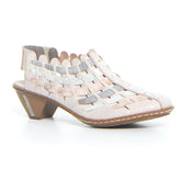 Sandalo con tacco clay rosa - Sandali Con Tacco Donna | Boscaini Scarpe