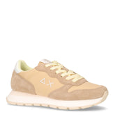 Ally Solid sneaker in pelle e tessuto beige - SUN68 | Boscaini Scarpe