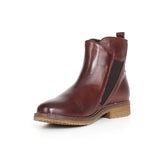 Stivaletto con zip ebano | Boscaini Scarpe