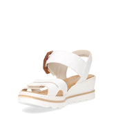 Sandalo con zeppa bianco | Boscaini Scarpe