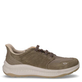 Sneaker in pelle e tessuto muschio | Boscaini Scarpe