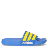 Adilette Shower ciabatta in gomma blu giallo - Ciabatte Di Gomma Donna | Boscaini Scarpe