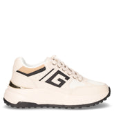 Sneaker in ecopelle crema - Sneakers Donna | Boscaini Scarpe