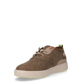 Sneaker in tessuto ed ecopelle marrone | Boscaini Scarpe