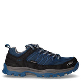 Rigel Low scarpa da trekking in pelle e tessuto ragazzo oceano - Trekking Bambino | Boscaini Scarpe