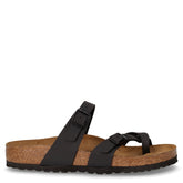 Gizeh ciabatta infradito in pelle nero | Boscaini Scarpe
