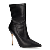 Stivale con tacco in ecopelle nero - Stivali Donna | Boscaini Scarpe
