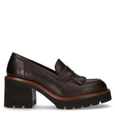 Décolleté con fragia in pelle testa di moro - Decollete | Boscaini Scarpe