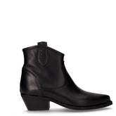 Stivaletto camperos in pelle nero - Stivaletti Donna | Boscaini Scarpe