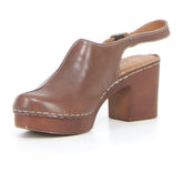 Sandalo con tacco marrone | Boscaini Scarpe