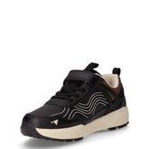 Sneaker in tessuto ed ecopelle bambino nero | Boscaini Scarpe