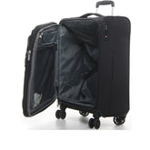 Aerospin spinner bagaglio a mano espandibile - 55 cm black | Boscaini Scarpe